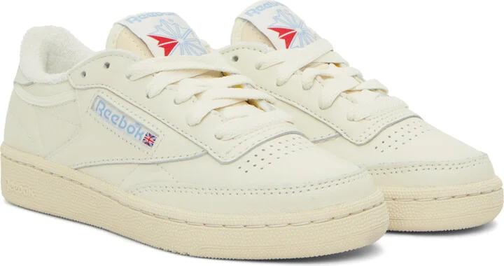 Reebok Classics Off-White Club C 85 Vintage Sneakers - Image 4