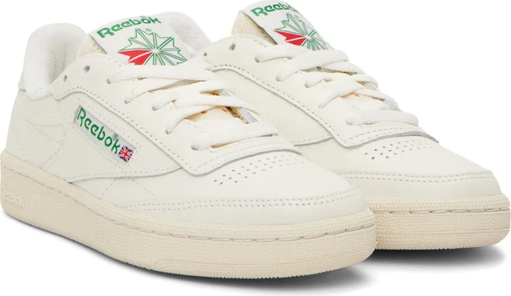 Reebok Classics Off-White Club C 85 Vintage Sneakers - Image 4