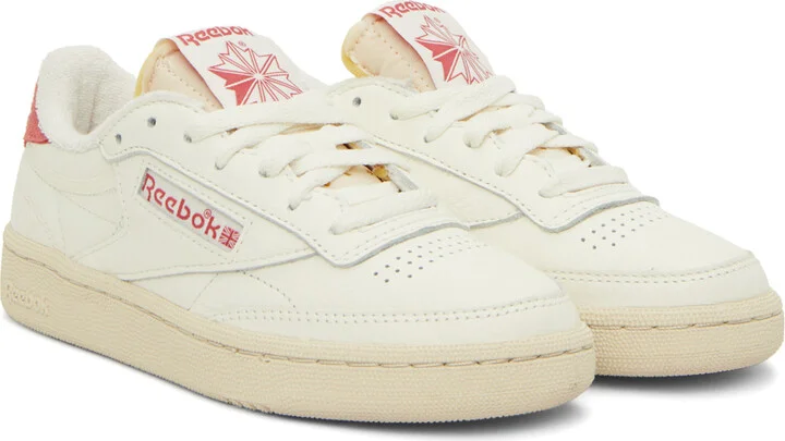 Reebok Classics Off-White Club C 85 Vintage Sneakers - Image 4