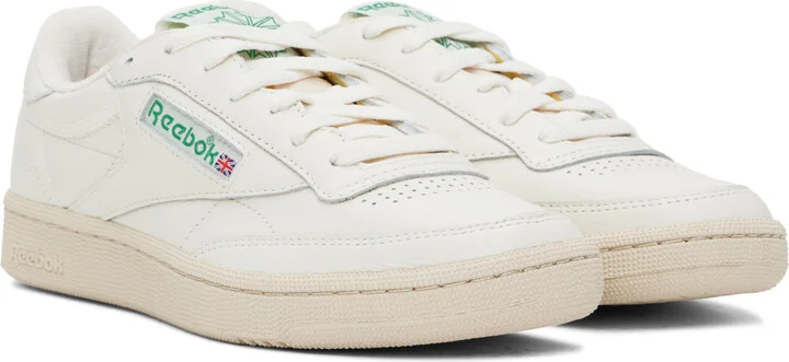 Reebok Classics Off-White Club C 85 Vintage Sneakers - Image 4