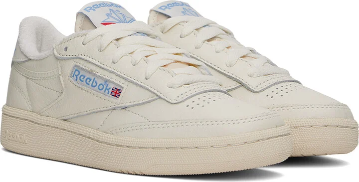 Reebok Classics Off-White Club C 85 Vintage Sneakers - Image 4