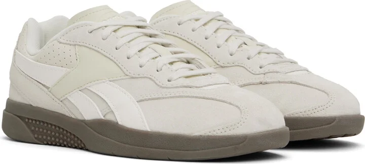 Reebok Classics Off-White & White Hammer Street Sneakers - Image 4