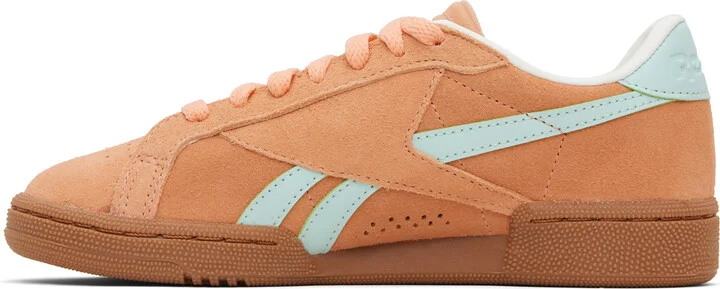 Reebok Classics Orange & Blue Club C Grounds UK Sneakers - Image 3
