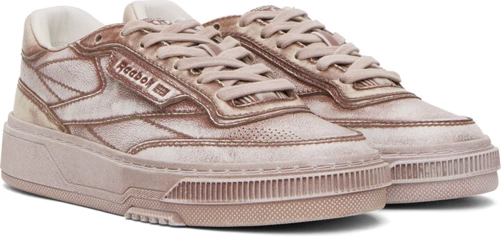Reebok Classics Pink Club C LTD Sneakers - Image 4