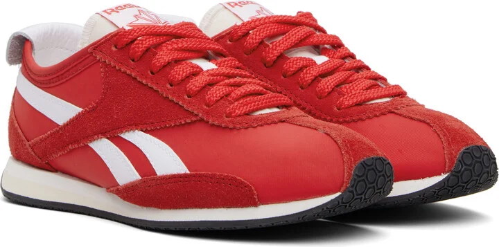 Reebok Classics Red R400 Sneakers - Image 4