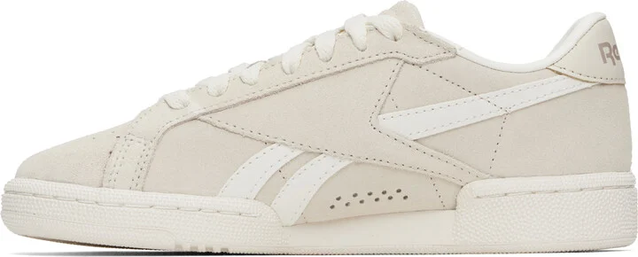 Reebok Classics Taupe Club C Grounds UK Sneakers - Image 3