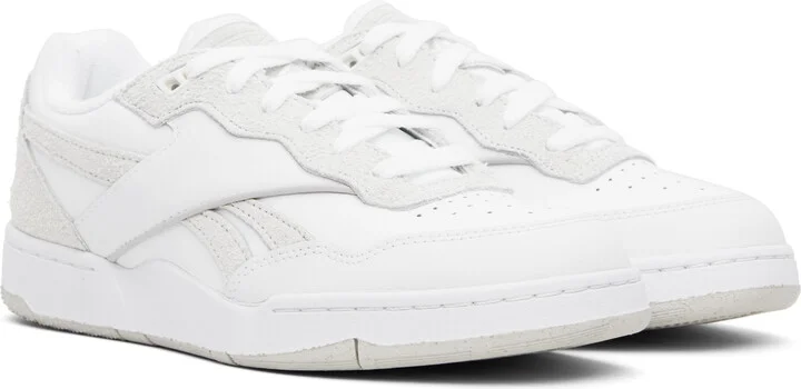 Reebok Classics White BB 4000 II Basketball Sneakers - Image 4