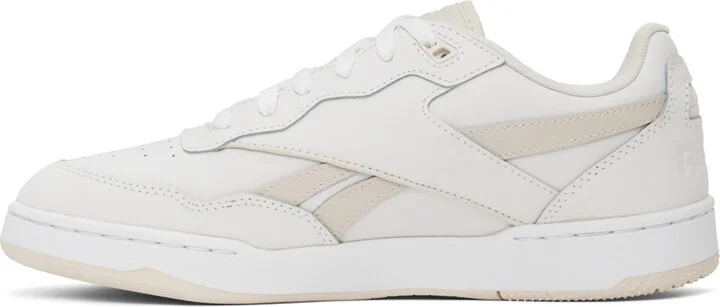 Reebok Classics White & Beige BB 4000 II Sneakers - Image 3