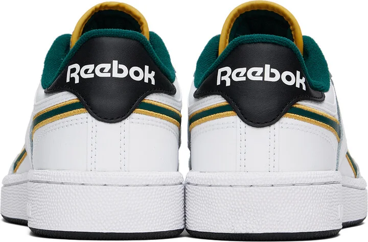 Reebok Classics White & Black Club C Revenge Sneakers - Image 2