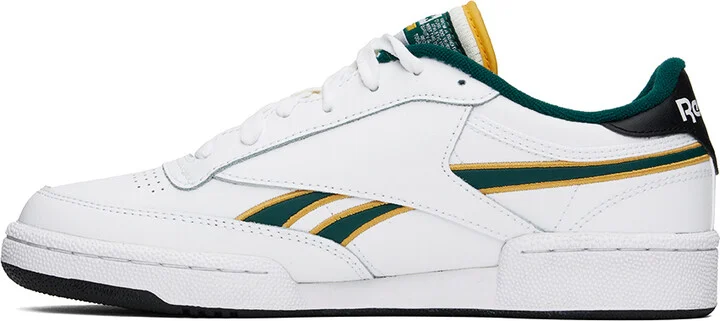 Reebok Classics White & Black Club C Revenge Sneakers - Image 3