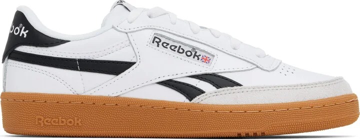Reebok Classics White & Black Club C Revenge Vintage Sneakers