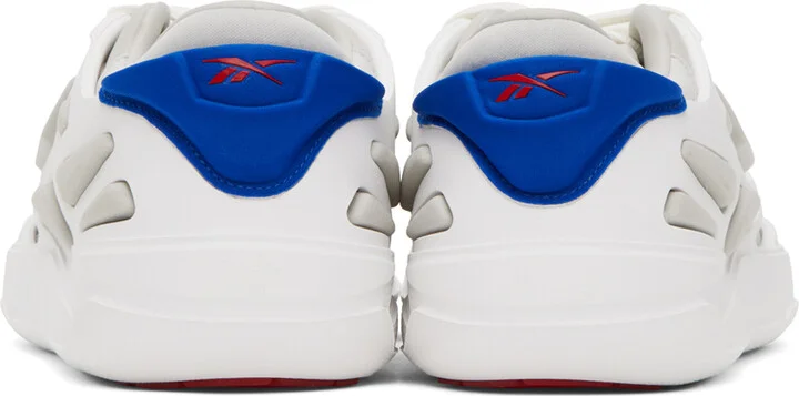 Reebok Classics White & Blue Club C FWD Sneakers - Image 2