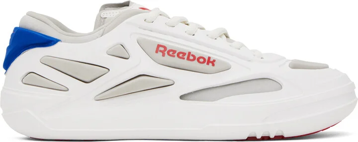 Reebok Classics White & Blue Club C FWD Sneakers