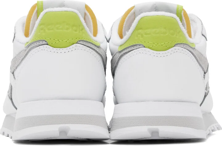 Reebok Classics White Classic Leather Sneakers - Image 2