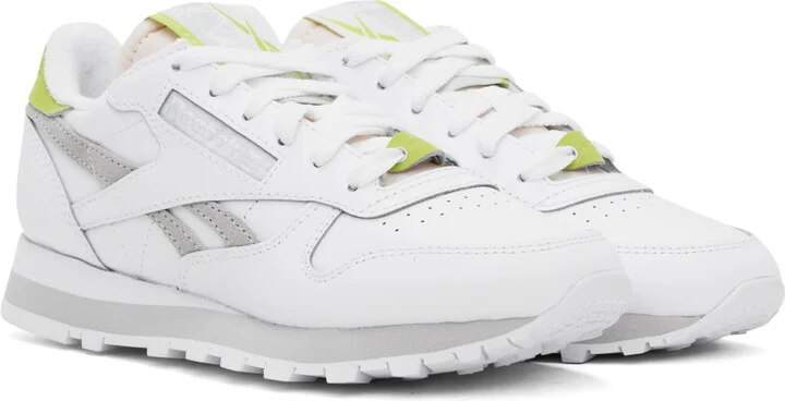 Reebok Classics White Classic Leather Sneakers - Image 4