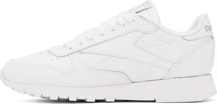 Reebok Classics White Classic Leather Sneakers - Image 3