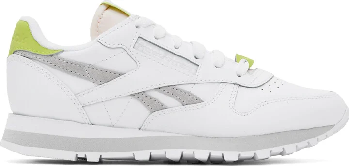 Reebok Classics White Classic Leather Sneakers