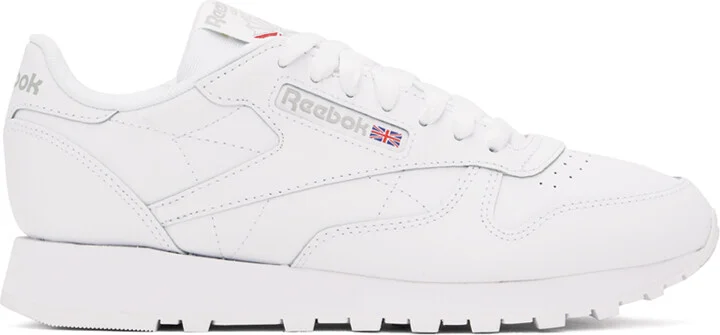 Reebok Classics White Classic Leather Sneakers