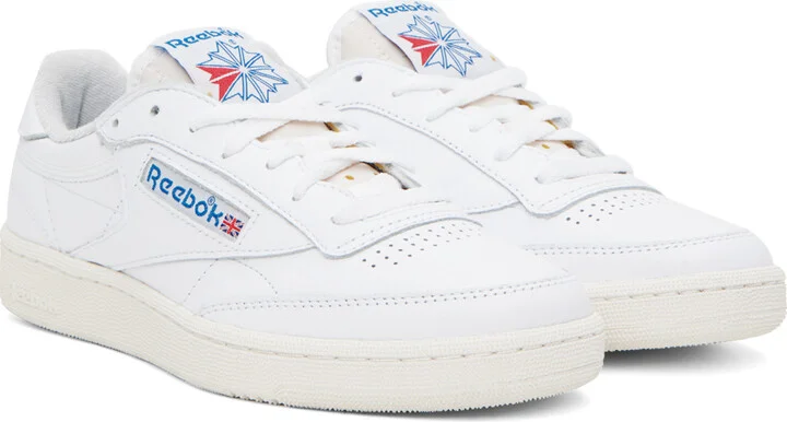 Reebok Classics White Club C 1985 TV Sneakers - Image 4