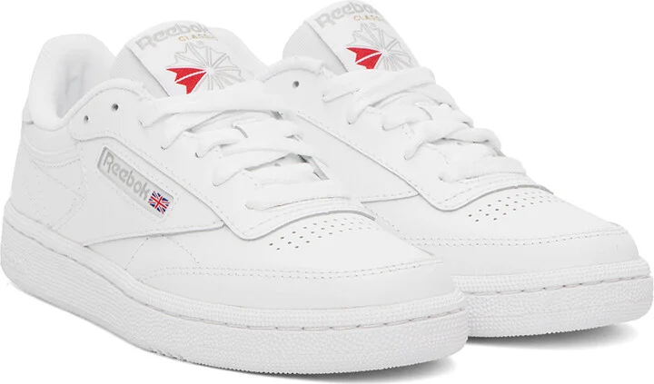 Reebok Classics White Club C 85 Sneakers - Image 4