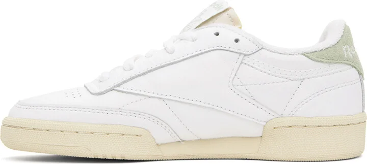 Reebok Classics White Club C 85 Vintage Sneakers - Image 3