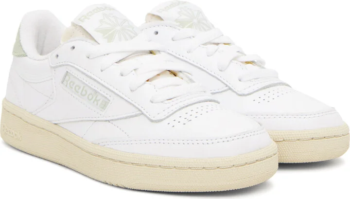 Reebok Classics White Club C 85 Vintage Sneakers - Image 4