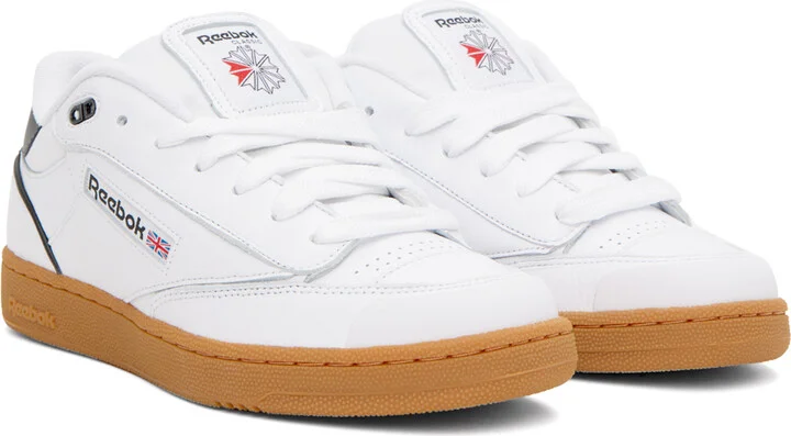 Reebok Classics White Club C Bulc Sneakers - Image 4