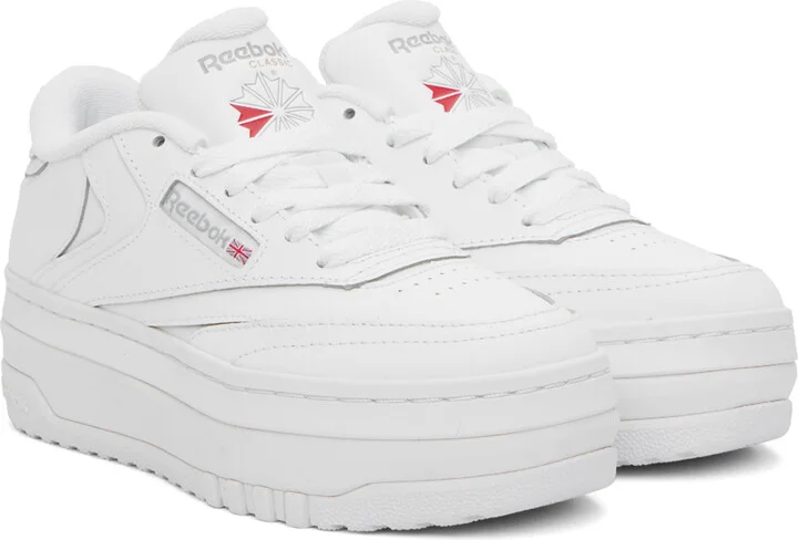 Reebok Classics White Club C Extra Sneakers - Image 4