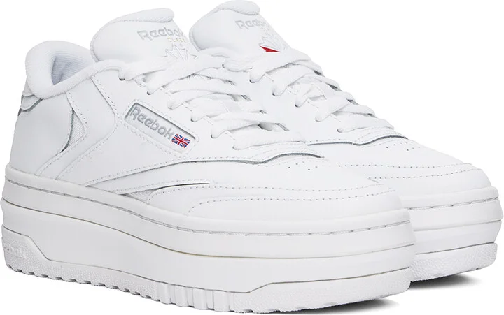 Reebok Classics White Club C Extra Sneakers - Image 4