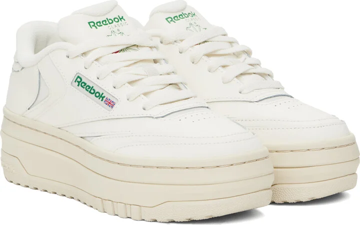 Reebok Classics White Club C Extra Sneakers - Image 4