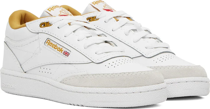 Reebok Classics White Club C Mid II Sneakers - Image 4