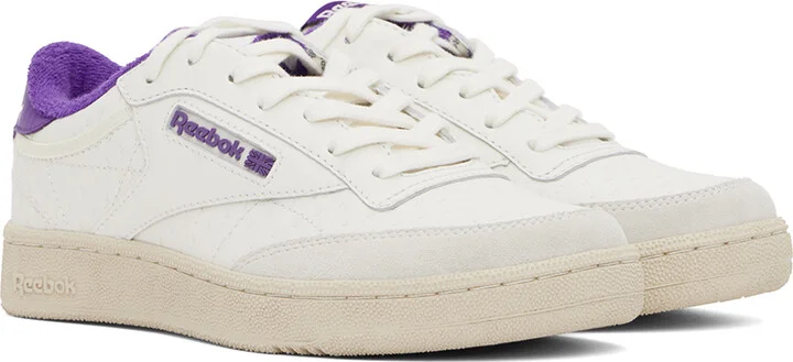 Reebok Classics White Club C Sneakers - Image 4