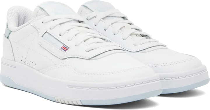 Reebok Classics White Court Peak Sneakers - Image 4