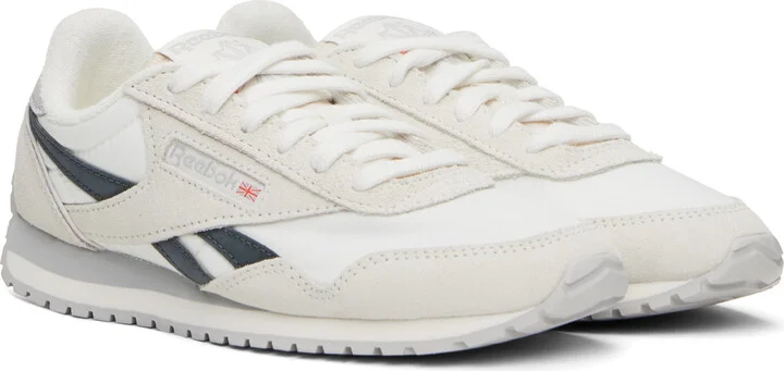 Reebok Classics White & Gray Classic AZ Sneakers - Image 4
