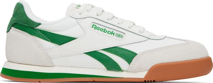 Reebok Classics White & Green Campio XT Sneakers