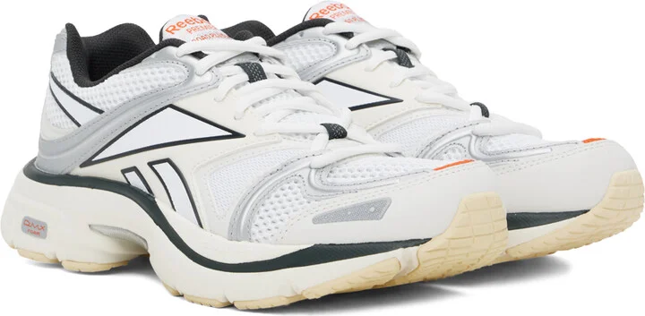 Reebok Classics White Premier Road Plus VI Sneakers - Image 4