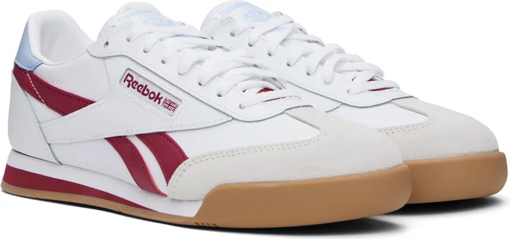 Reebok Classics White & Red Campio XT Sneakers - Image 4