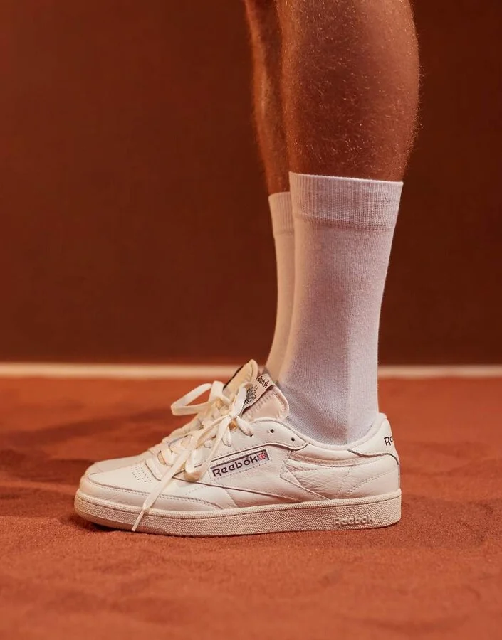 Reebok Club C 85 Vintage sneaker in off white - Image 4