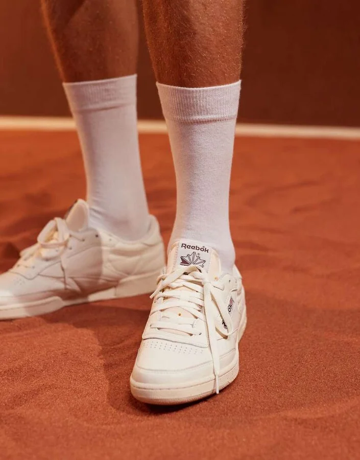 Reebok Club C 85 Vintage sneaker in off white