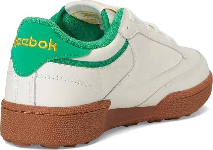 Reebok Club C Golf Men's Shoes Chalk/Classic Green : 8 D - Medium, Textile - Image 4