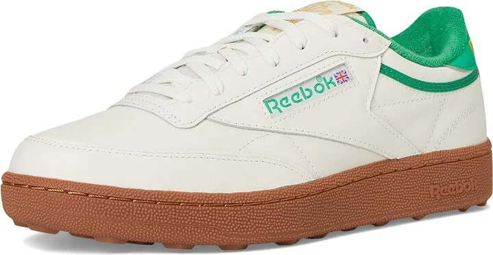 Reebok Club C Golf Men's Shoes Chalk/Classic Green : 8 D - Medium, Textile - Image 5