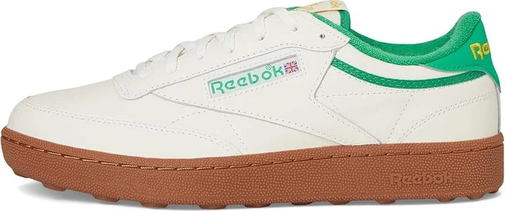 Reebok Club C Golf Men's Shoes Chalk/Classic Green : 8 D - Medium, Textile - Image 6