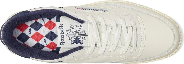 Reebok Club C Golf Men's Shoes Chalk/Vintage Chalk/Vector Navy : 7 D - Medium, Textile - Image 2
