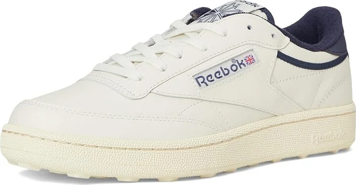 Reebok Club C Golf Men's Shoes Chalk/Vintage Chalk/Vector Navy : 7 D - Medium, Textile - Image 5