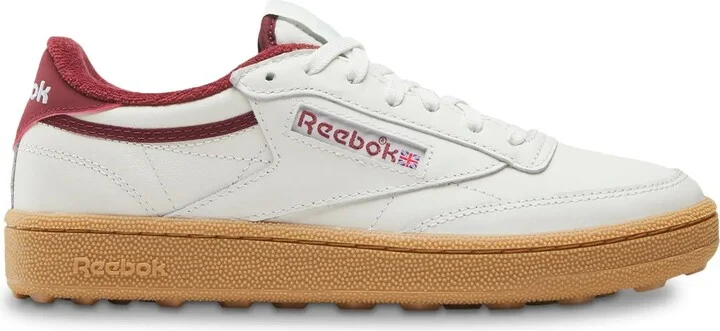 Off White/Burgundy