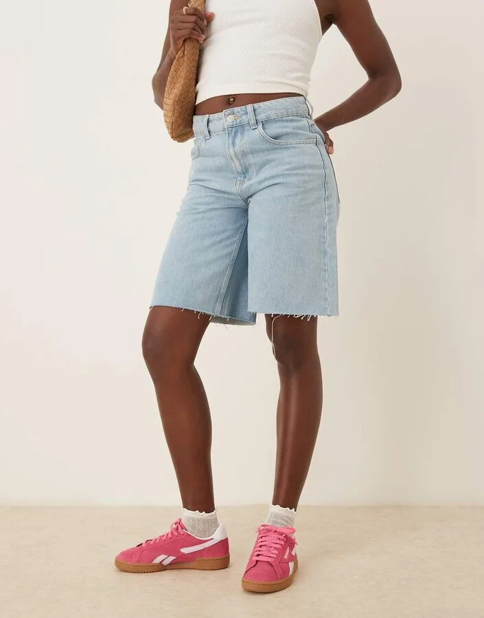 Reebok Club C Grounds sneakers in pink and white detail with rubber sole - Image 3