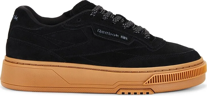 Reebok Club C LTD Suede Sneaker in Black
