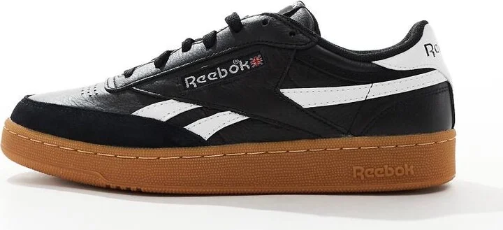 Reebok club C revenge vintage sneakers in black - Image 2