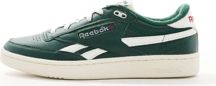 Reebok club c vintage revenge sneakers in green - Image 2