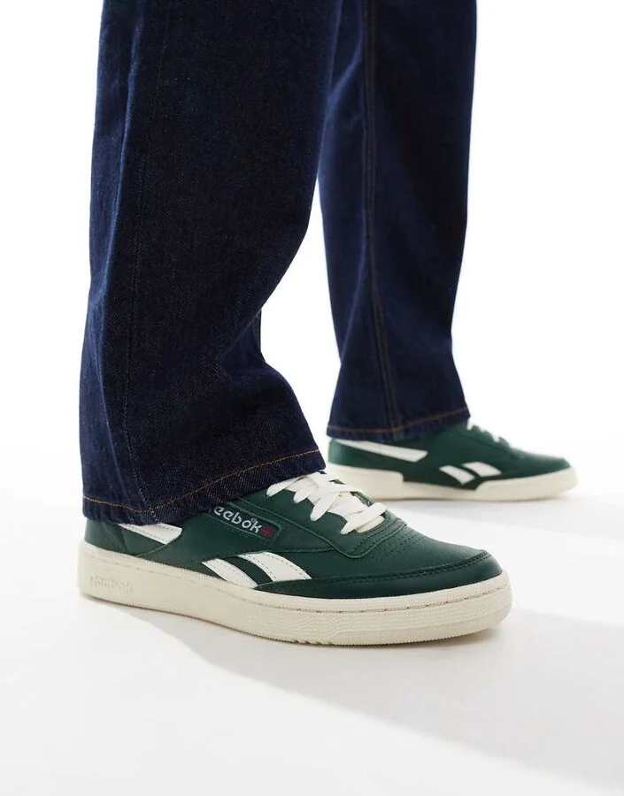 Reebok club c vintage revenge sneakers in green